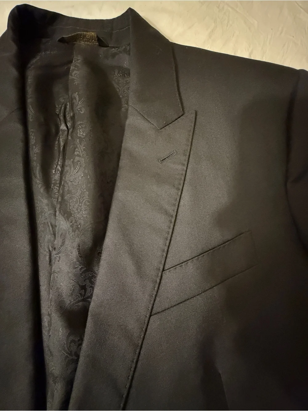 Dolce & Gabbana Black Single-Breasted Sport Coat 40R